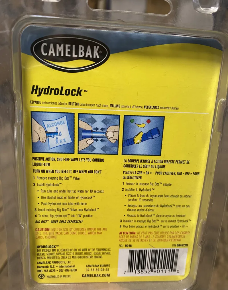 Camelbak HydroLock shut off valve-1