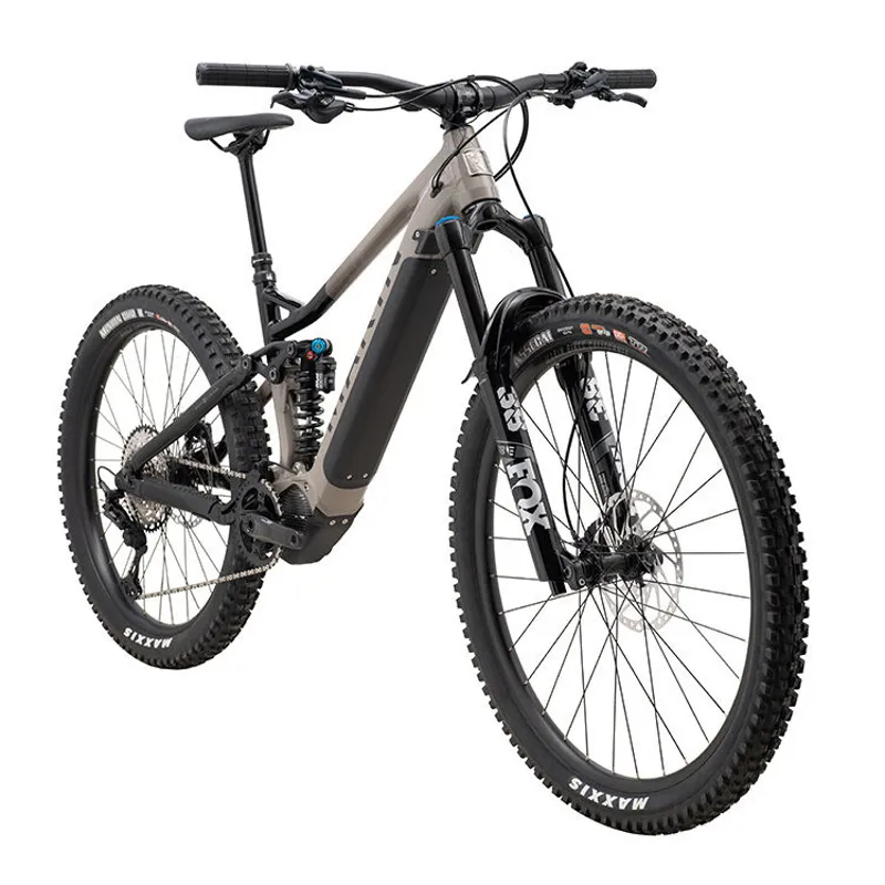 Marin Alpine Trail E2 Tan Full Suspension Electric Mountain Bike-1