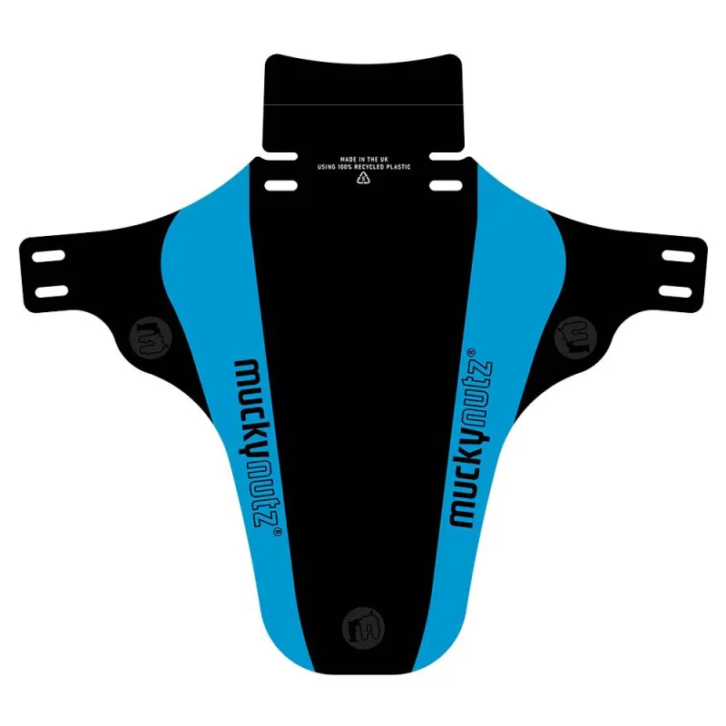 Mucky Nutz Face Fender V2 Black / Blue Front Mudguard