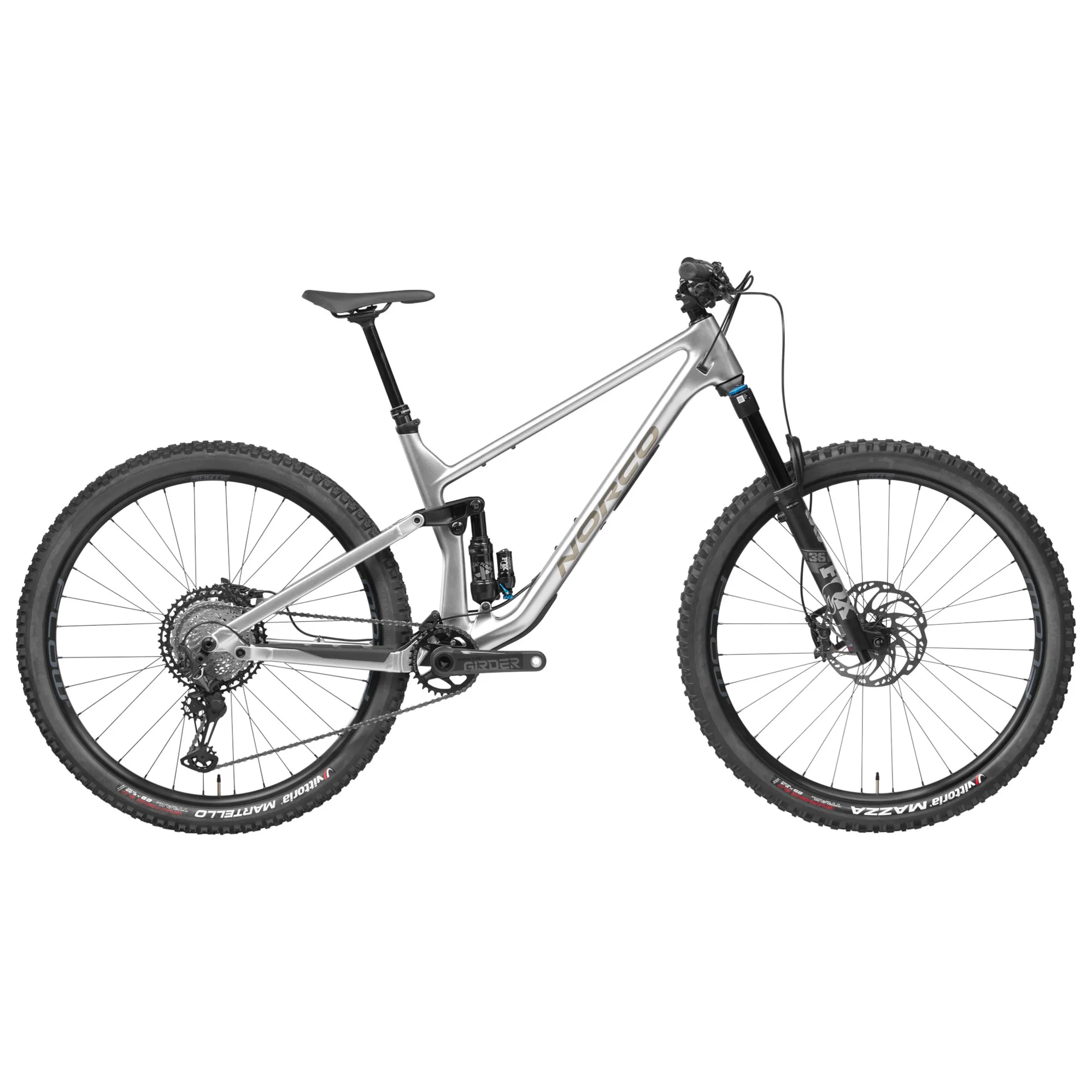Norco Optic C2 Silver Carbon Full Suspension Mountain Bike