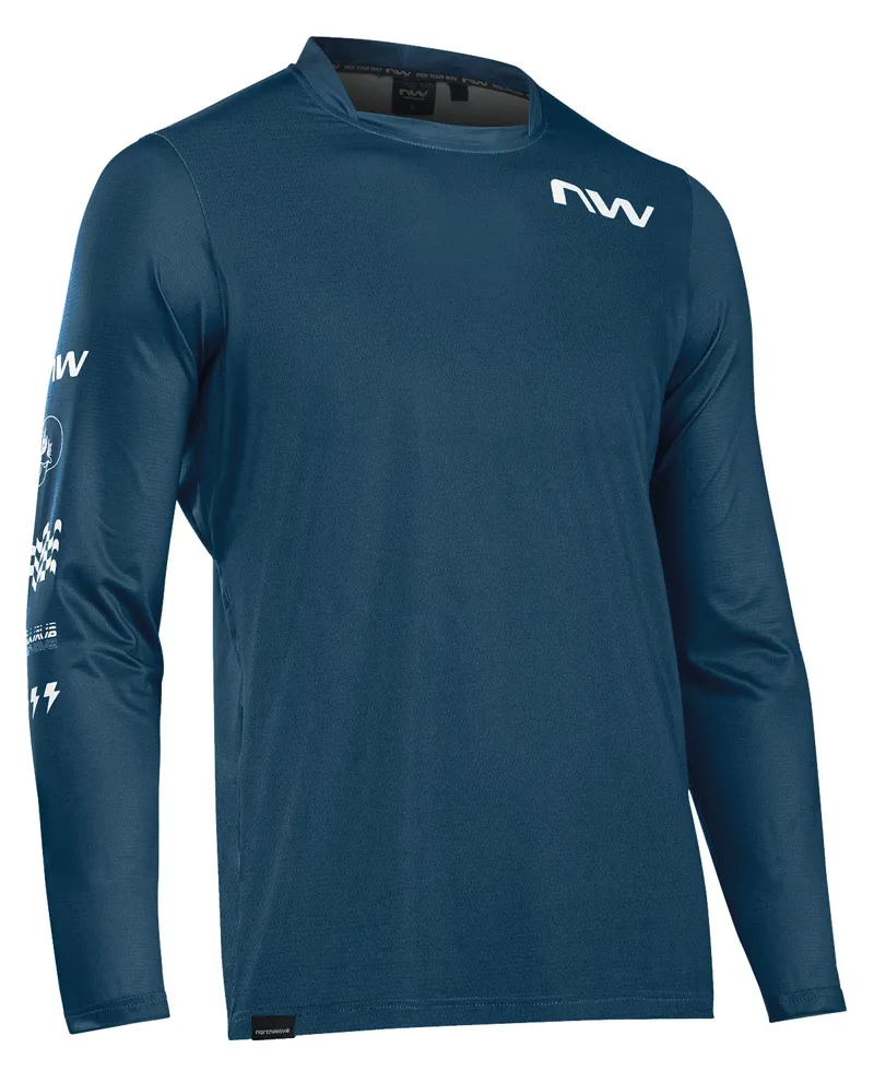 Northwave Bomb Deep Blue Long Sleeve Jersey