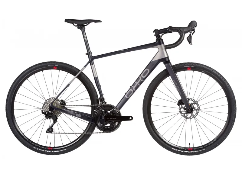 Orro 2024 Terra C 105 Hydro Black / Grey Carbon Gravel Bike