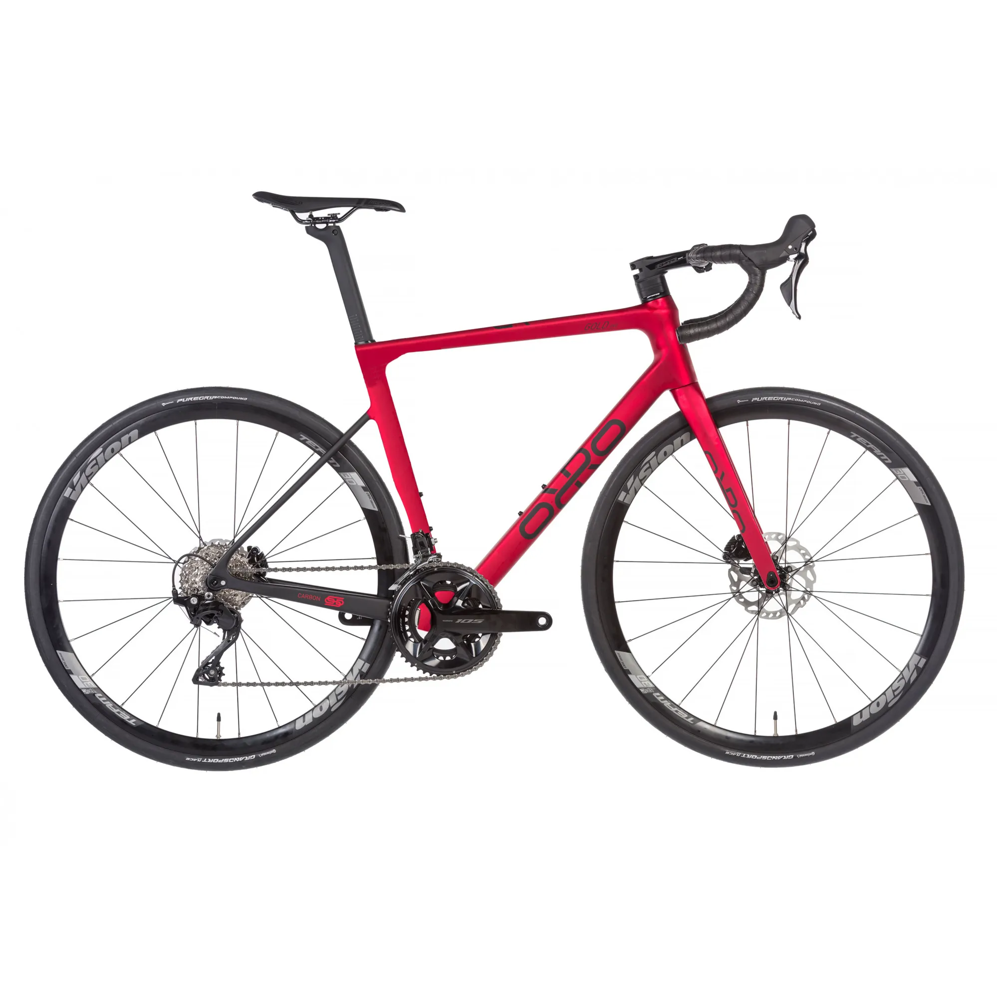 ORRO GOLD EVO 105 HYDRO RED CARBON ROAD BIKE - Main Image