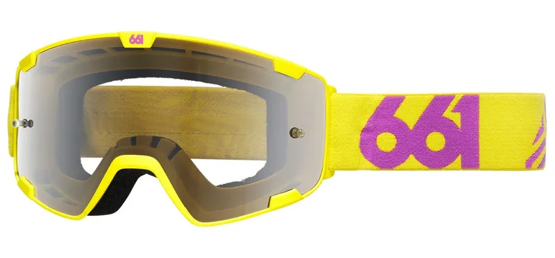 SixSixOne Radia Dazzle Yellow Large Goggle