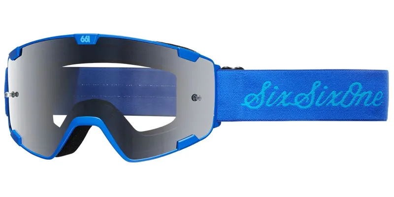 SixSixOne Radia Script Blue Large Goggle