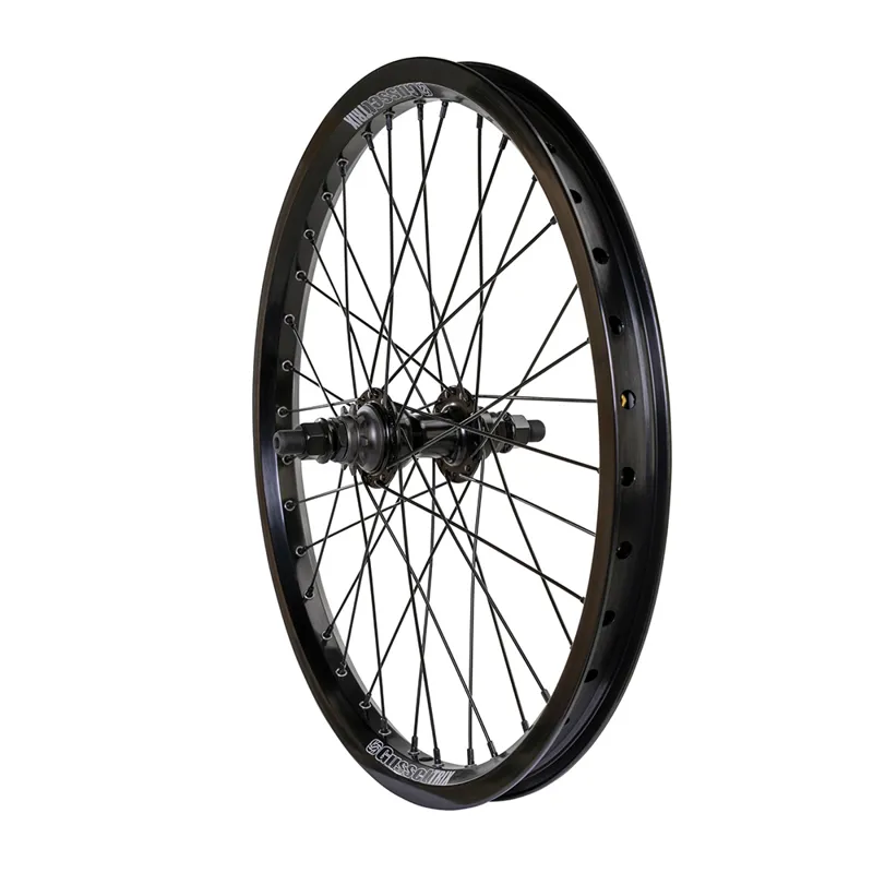 Gusset Trix Cassette BMX Wheel Black 20 rear