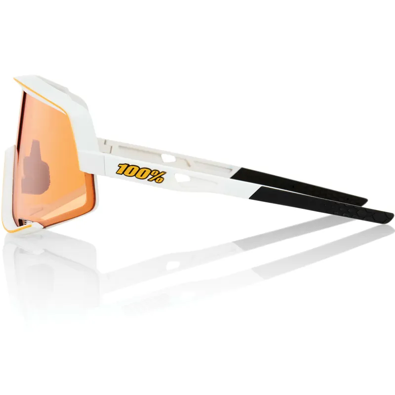 100 Percent Glendale Off White with Persimmon Lens Sunglasses-2