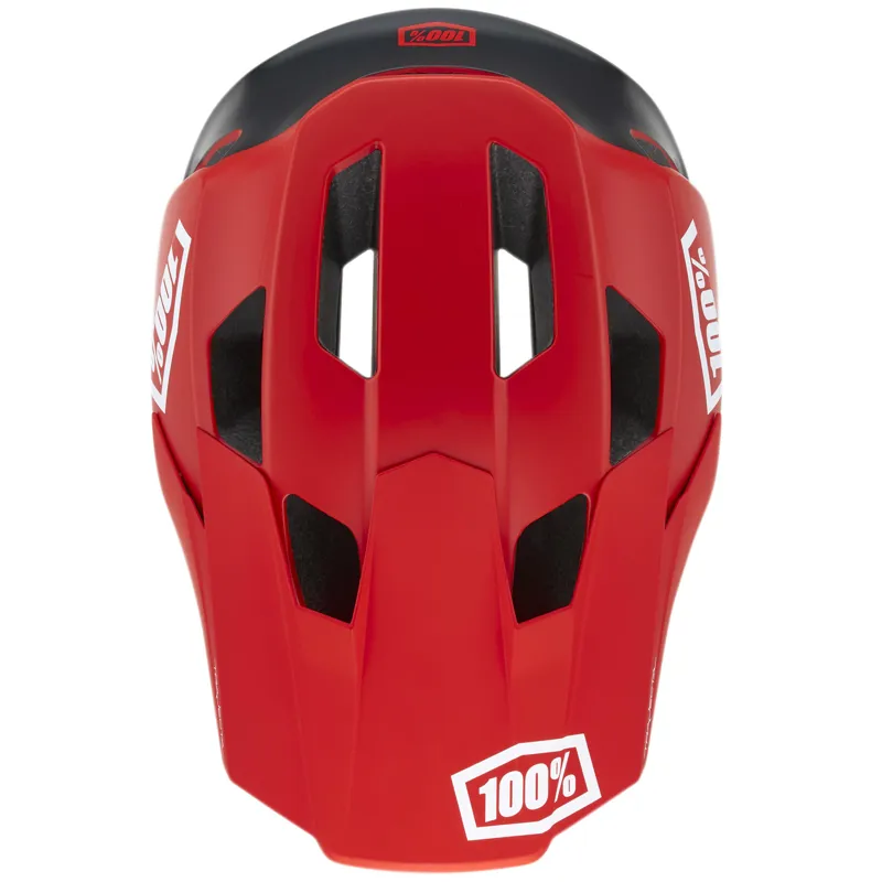 100 Percent Trajecta Red Full Face MTB Helmet-4