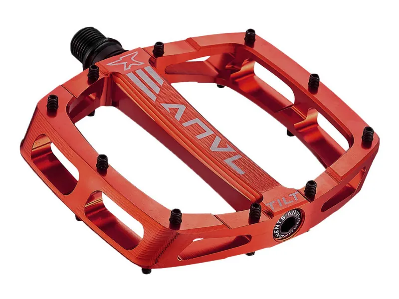 ANVL Tilt V3 Red Flat MTB Pedals