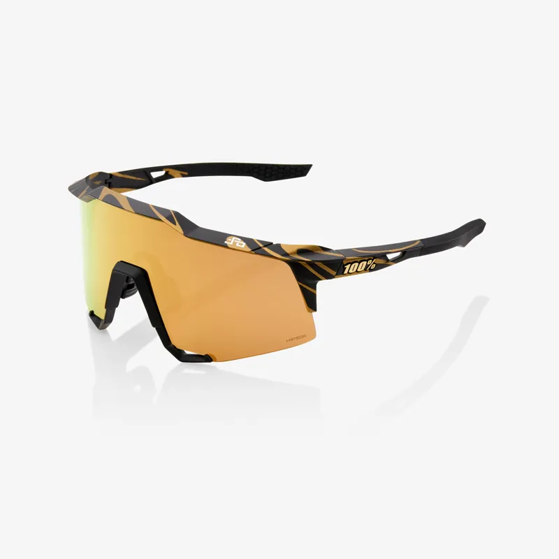 100% Speedcraft Sagan LE HiPER Gold Mirror Lens Sunglasses