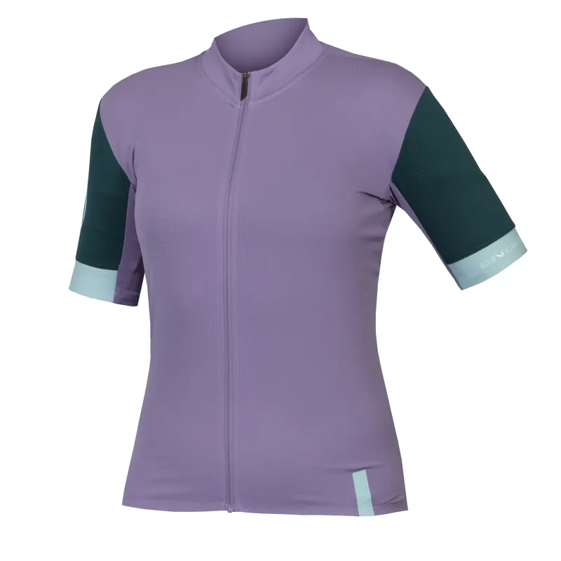 Endura Womens FS260 Violet Short Sleeve Cycling Jersey