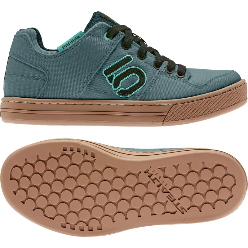 Five Ten Freerider Primeblue Womens Mint Green All Mountain Flat Shoes-1