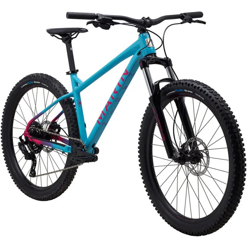 Marin San Quentin 1 Teal / Pink Hardtail Mountain Bike-1