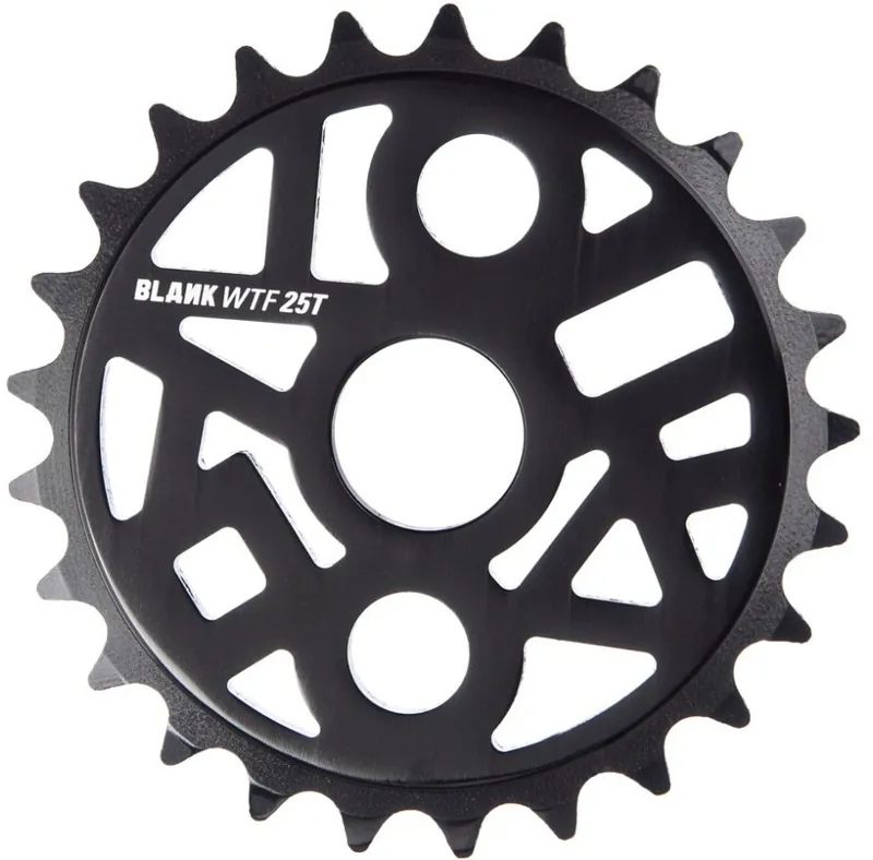 Blank WTF 25T Black BMX Sprocket