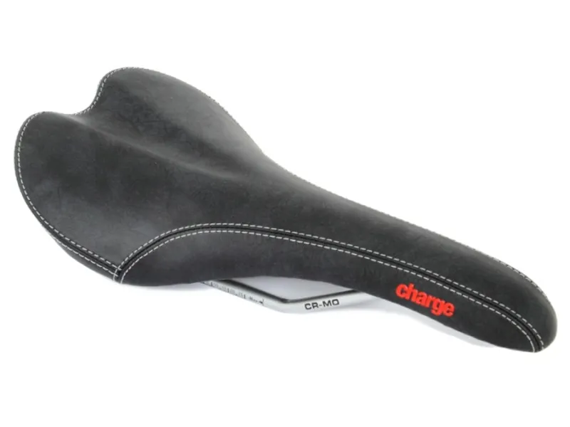 Charge Spoon Black / Red Cromo Rail Saddle
