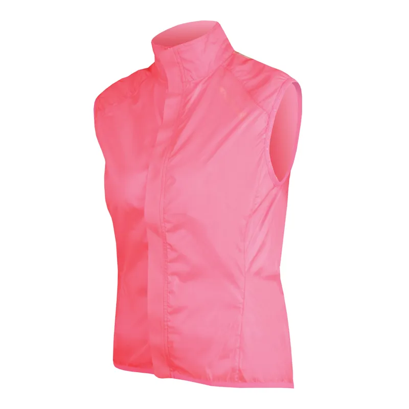 Endura Womens Pakagilet Packable Pink Cycling Gilet