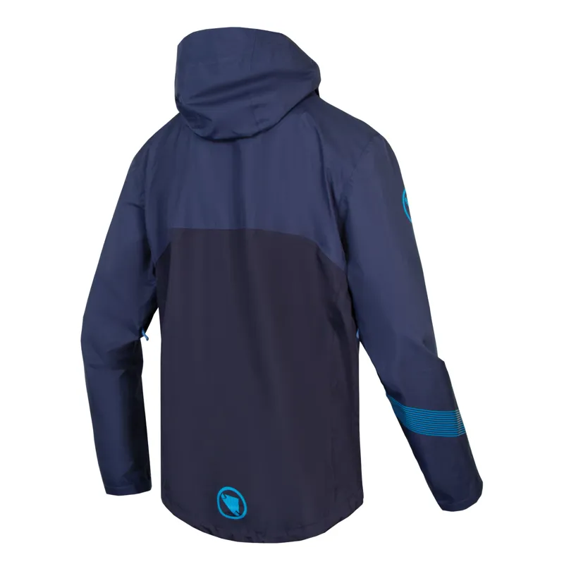 Endura Singletrack II Waterproof Navy Blue Cycling Jacket-1