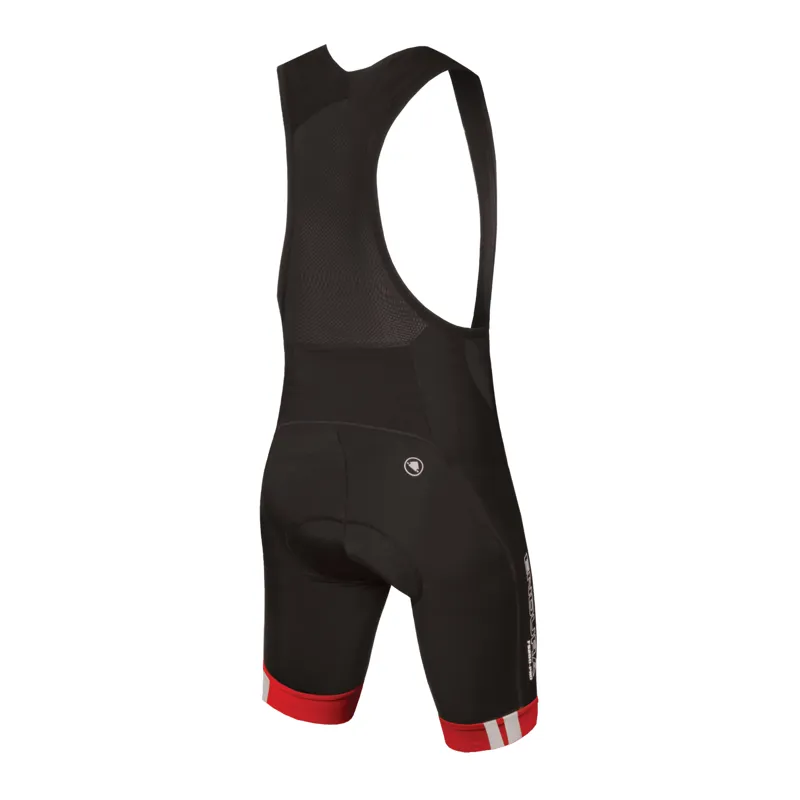 Endura FS260-Pro Black/Red Cycling Bib Shorts-1