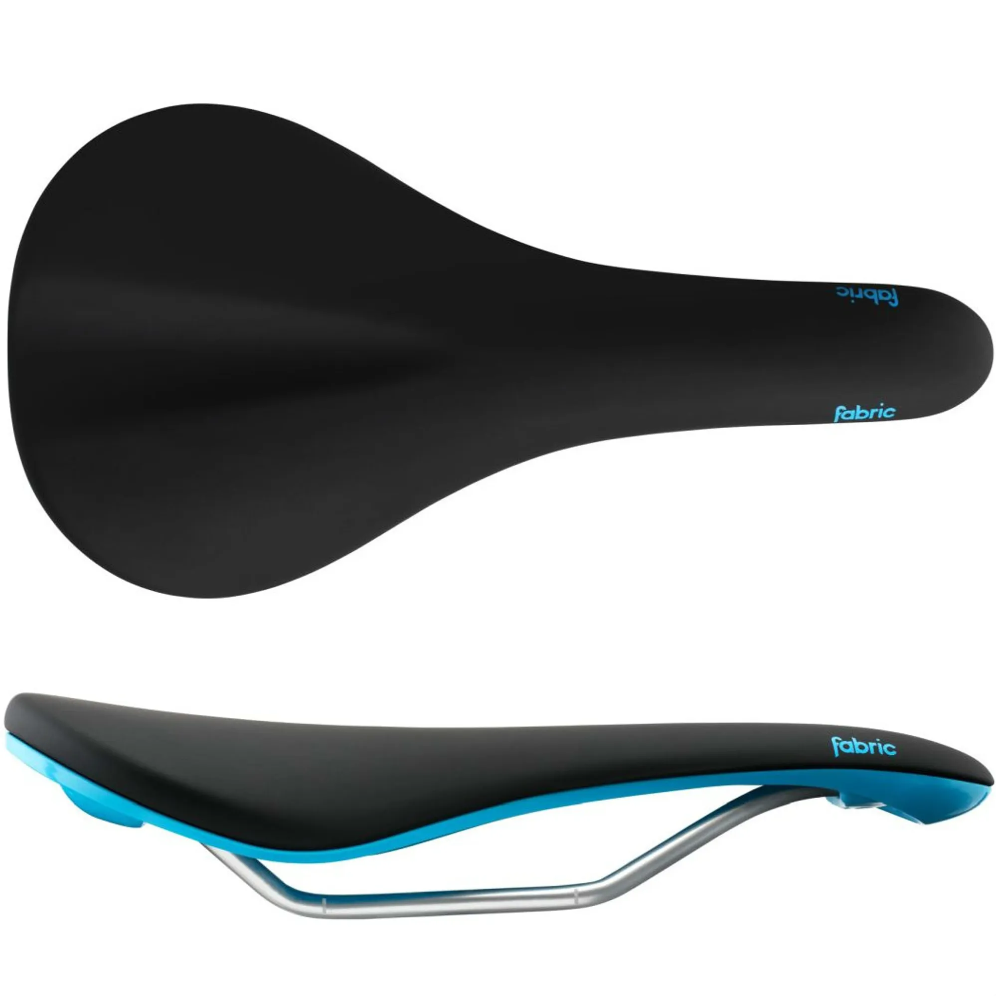 FABRIC SCOOP ELITE SHALLOW BLACK BLUE SADDLE