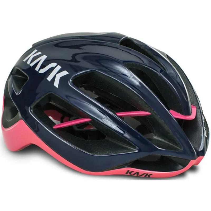 Kask Protone Dark Navy Blue / Pink Road Cycling Helmet