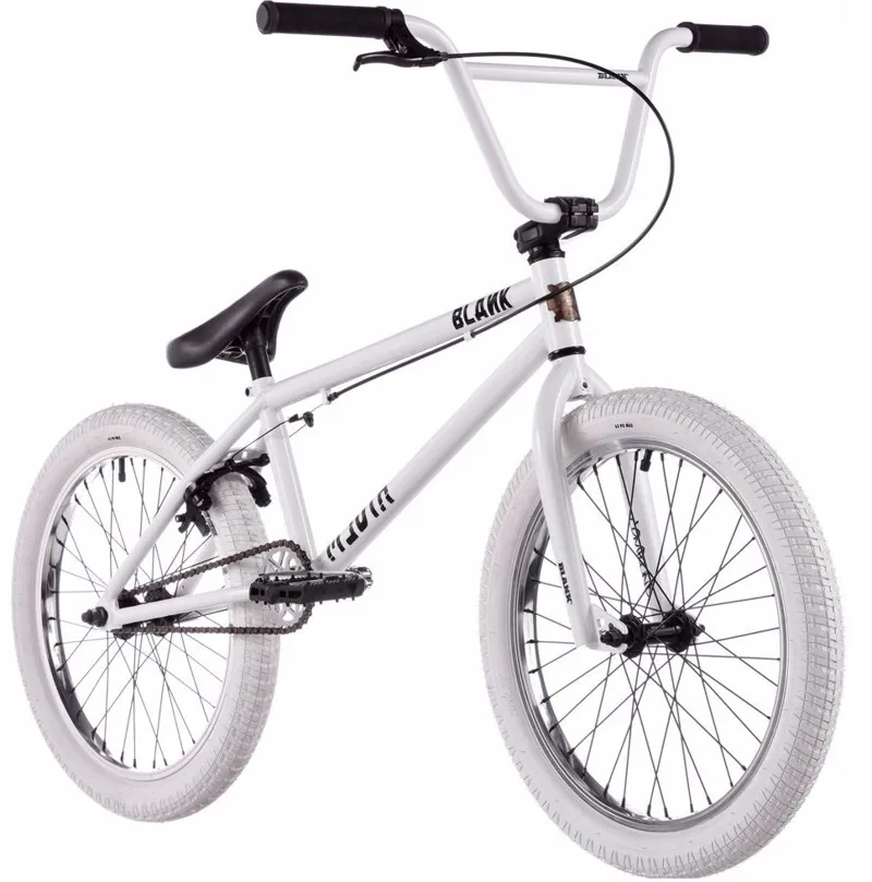 Blank 2017 Media Gloss White Freestyle BMX-1