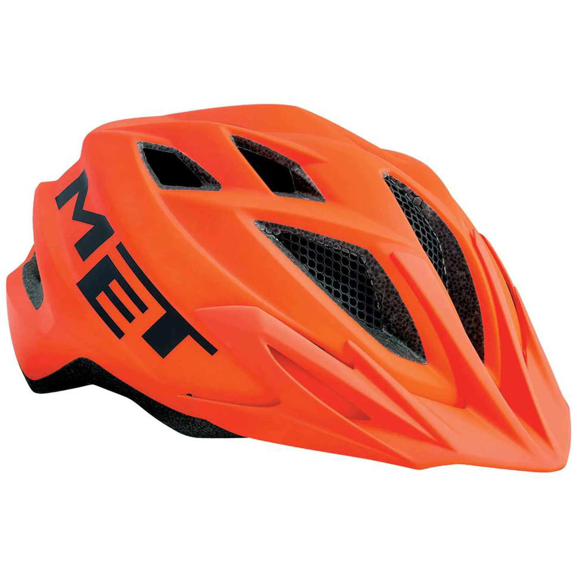 MET CRACKERJACK ORANGE YOUTH CYCLING HELMET - Main Image