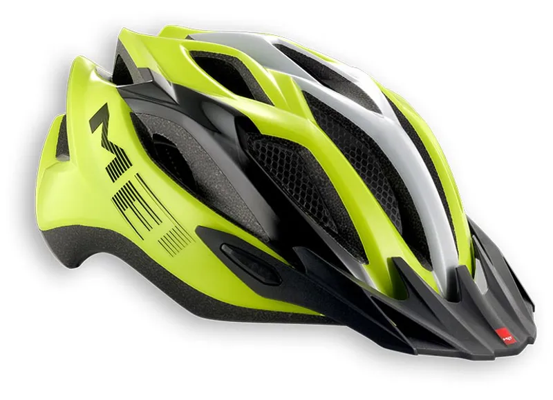 MET Crossover XL Safety Yellow Cycling Helmet