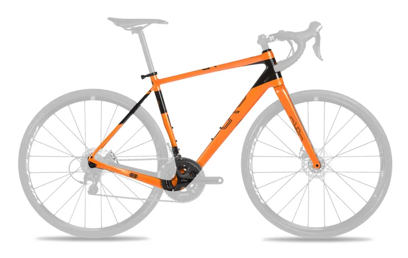 Orro 2018 Terra C Orange Carbon Gravel Bike Frame