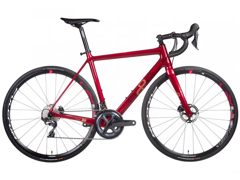 Orro 2021 Gold STC Disc Ultegra Red Carbon Road Bike