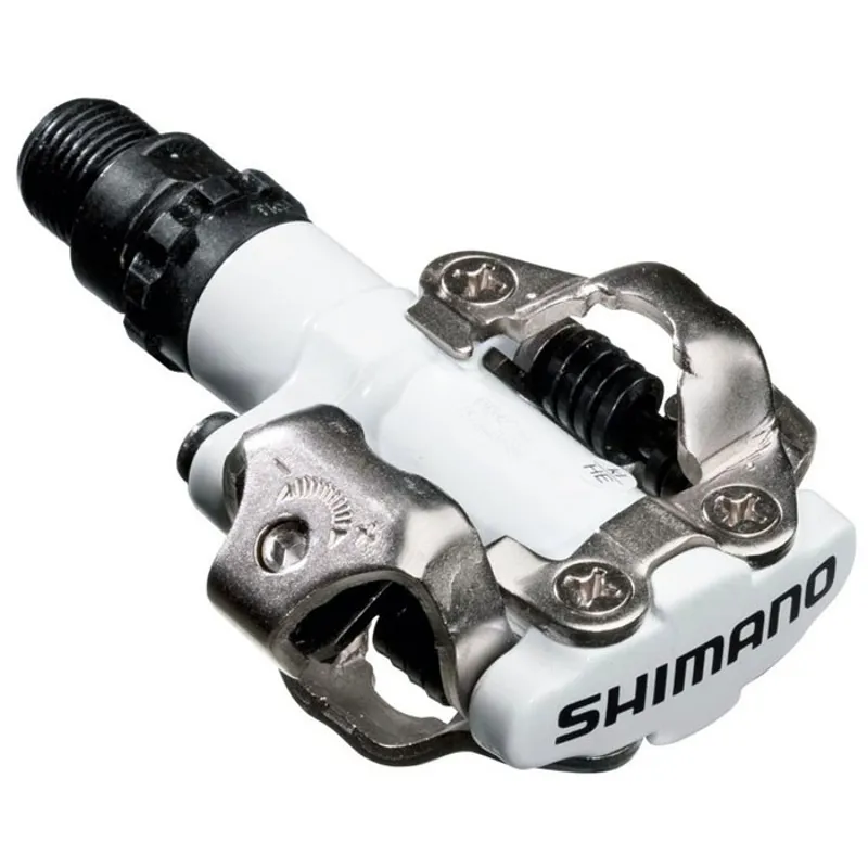 Shimano PD-M520 White Two-Sided SPD Clipless MTB Pedals