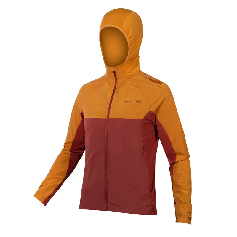 Endura MT500 Thermo II Nutmeg Brown Windproof Long Sleeve Jersey