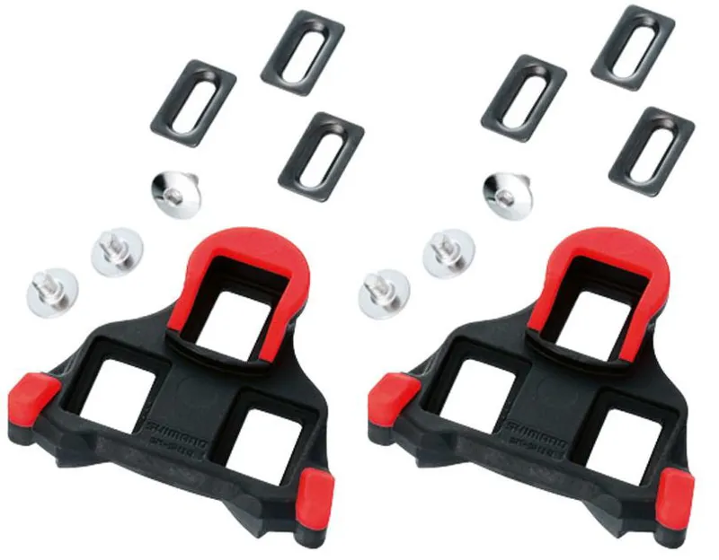 Shimano SM-SH10 Red Fixed SPD-SL Cleats