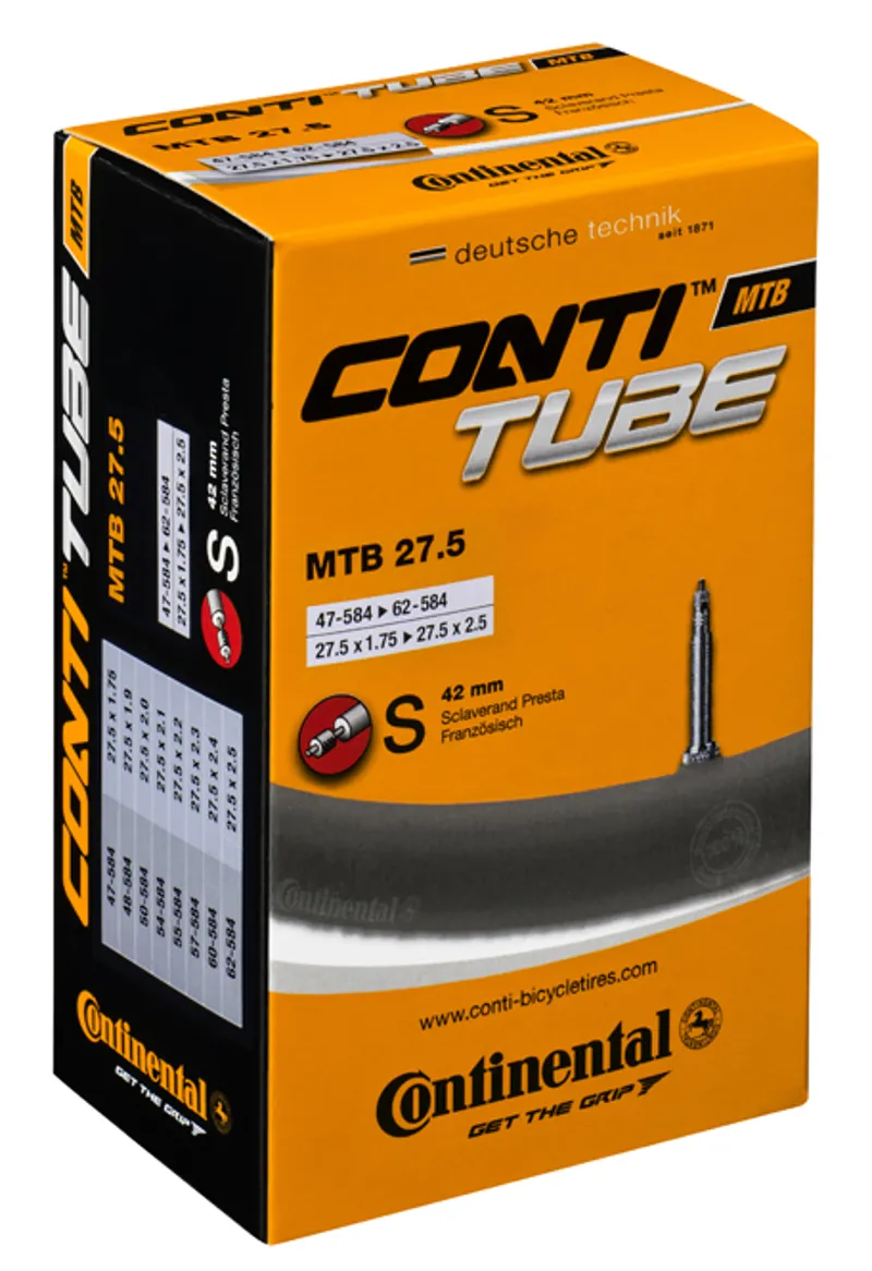 Continental MTB 27.5 x 1.75-2.5 inch 42mm Presta Inner Tube