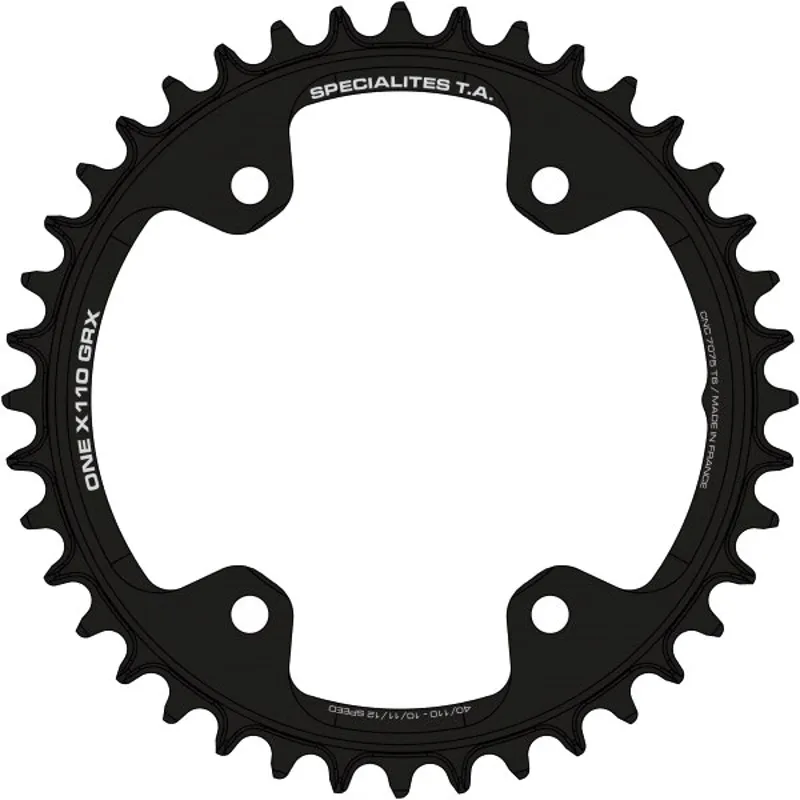 TA GRX 1x 110pcd 4 Arm Chainring