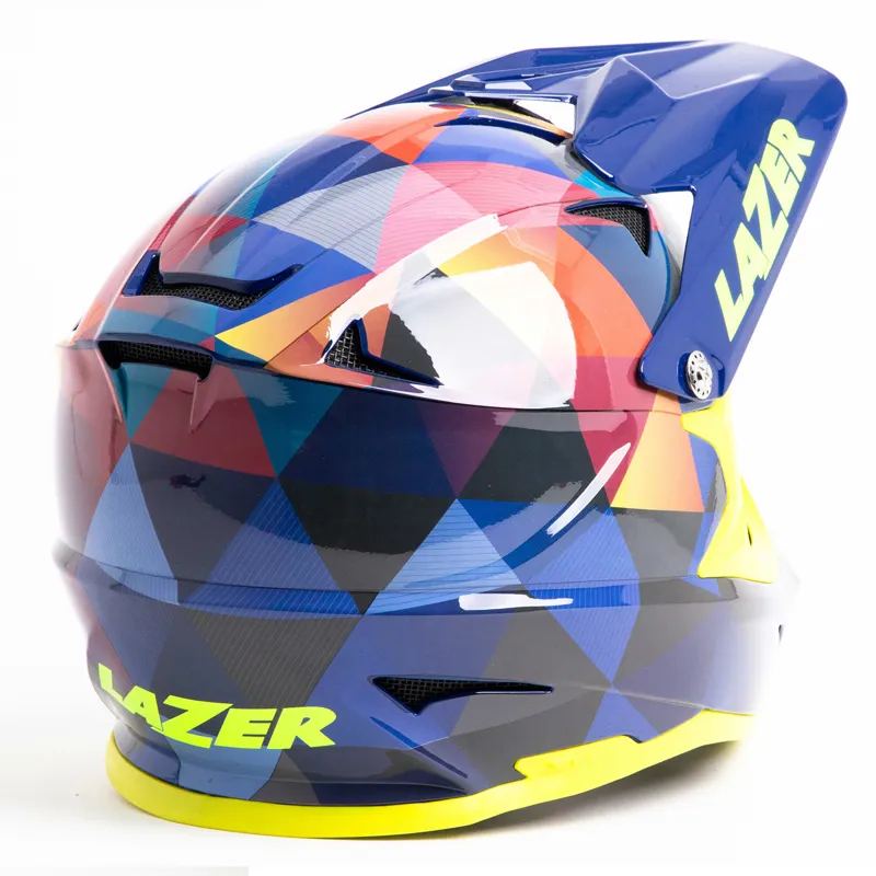 Lazer Phoenix Plus Gloss Triangles Full Face MTB Helmet-2