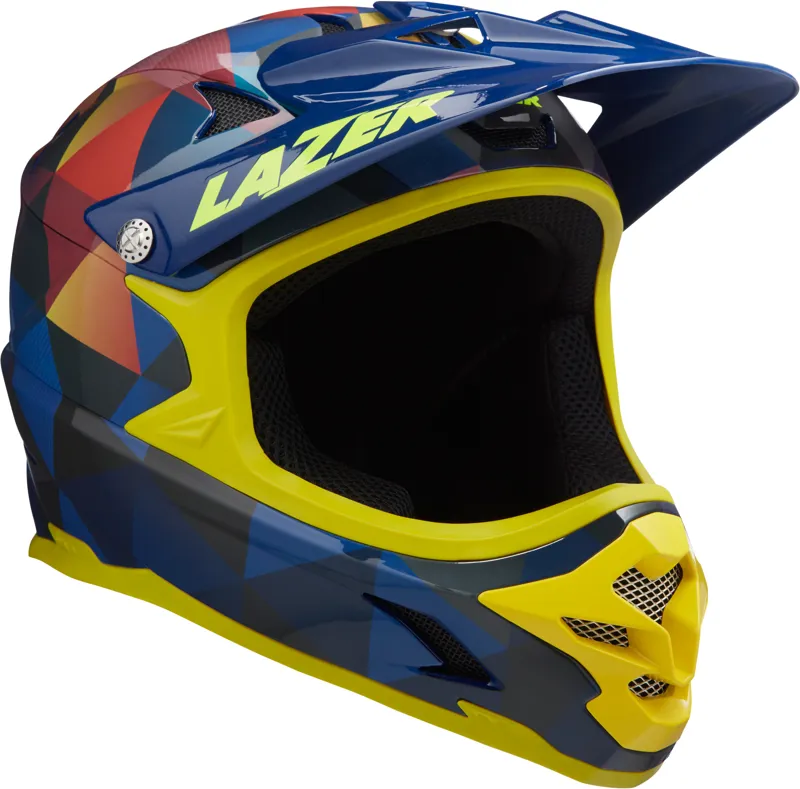 Lazer Phoenix Plus Gloss Triangles Full Face MTB Helmet-1