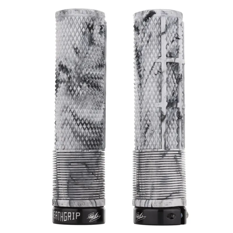 DMR DeathGrip Non Flange Soft Thin Lock-On Handlebar Grips-8