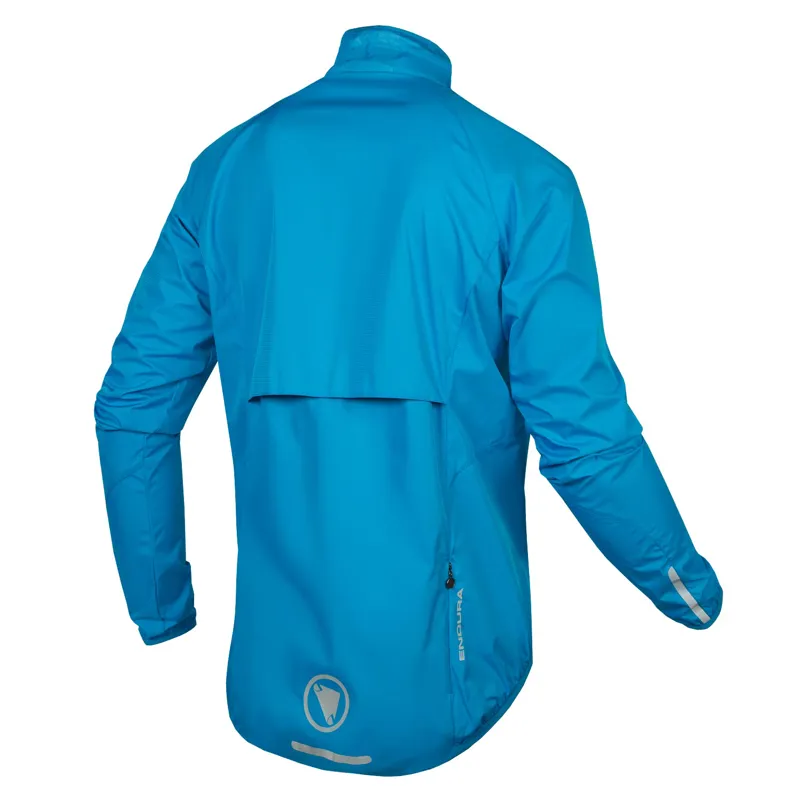 Endura Xtract II Waterproof Packable Hi Vis Blue Cycling Jacket-1