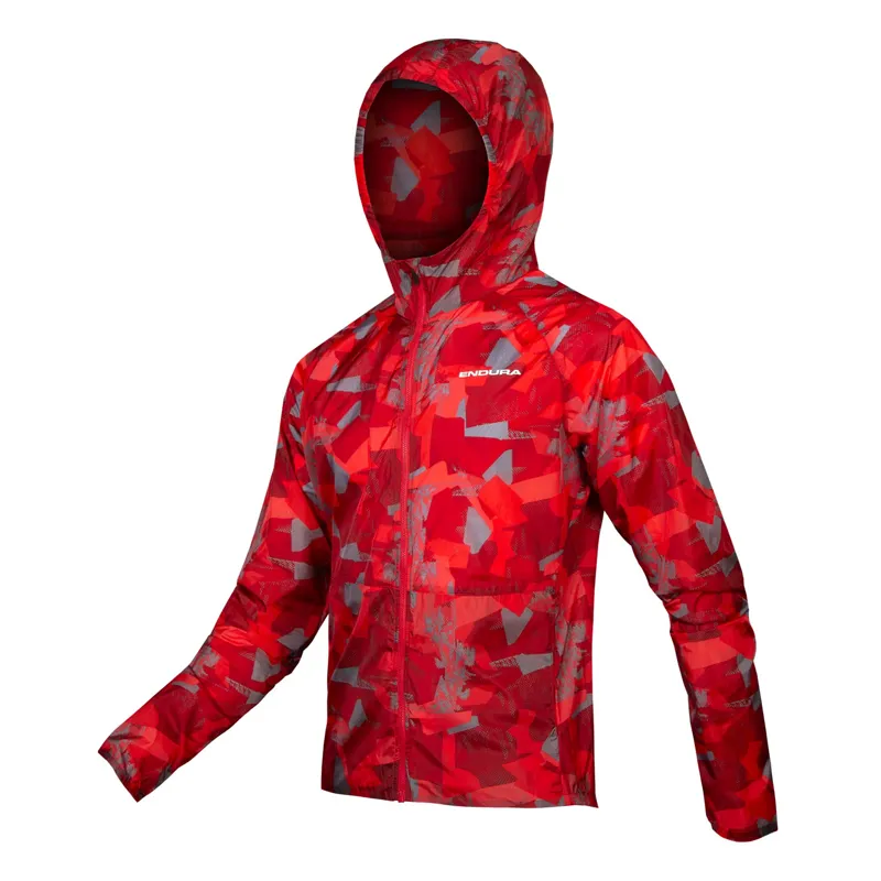 Endura SingleTrack Durajak Packable Rust Red Jacket