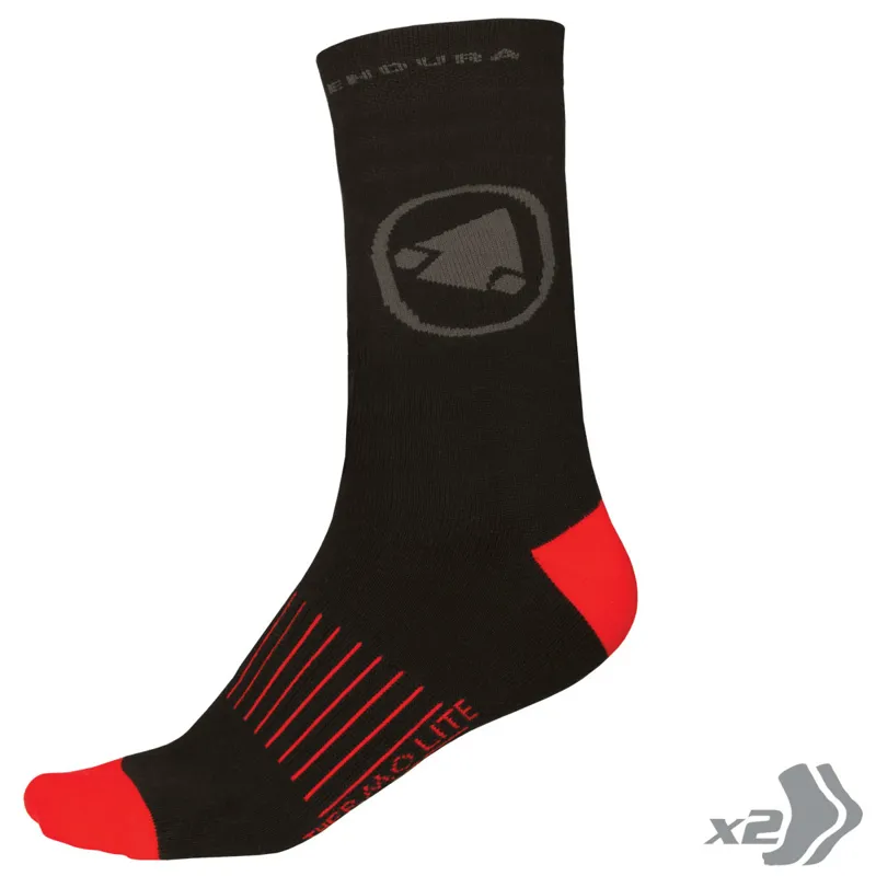 Endura Thermolite II Twin Pack Winter Socks