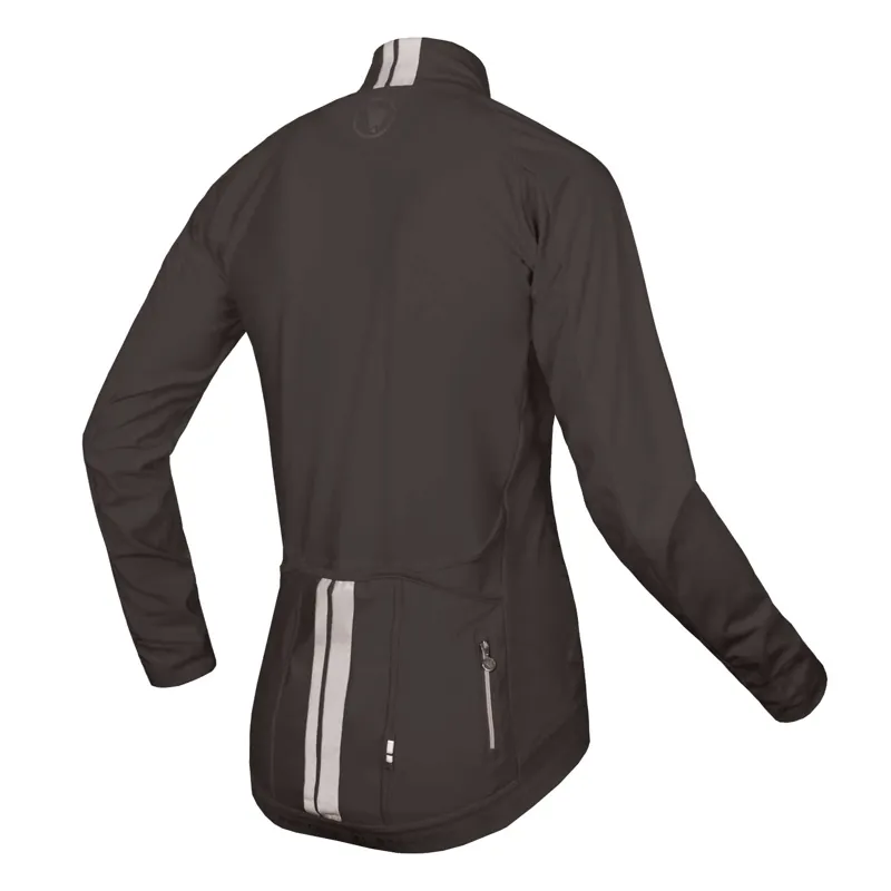 Endura Womens FS260-Pro Jetstream Black Windproof Long Sleeve Jersey-1