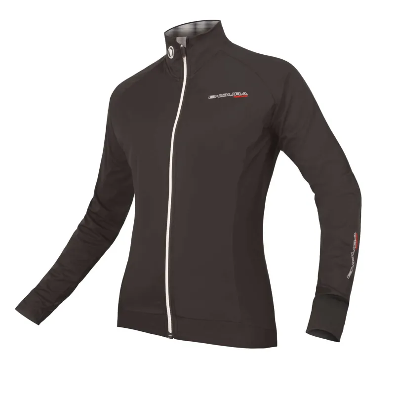 Endura Womens FS260-Pro Jetstream Black Windproof Long Sleeve Jersey