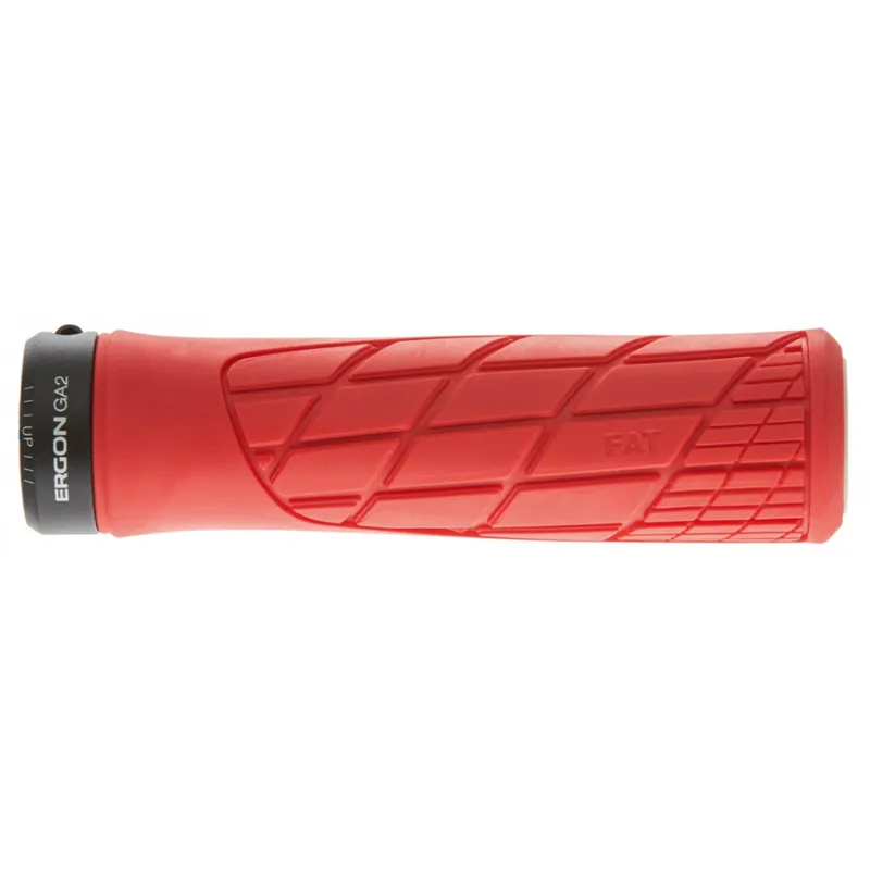 Ergon GA2 Fat Red Lock On Handlebar Grips-1
