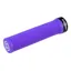 Gusset Single File Purple Lock On Handlebar Grips