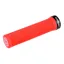 Gusset Single File Red Lock On Handlebar Grips
