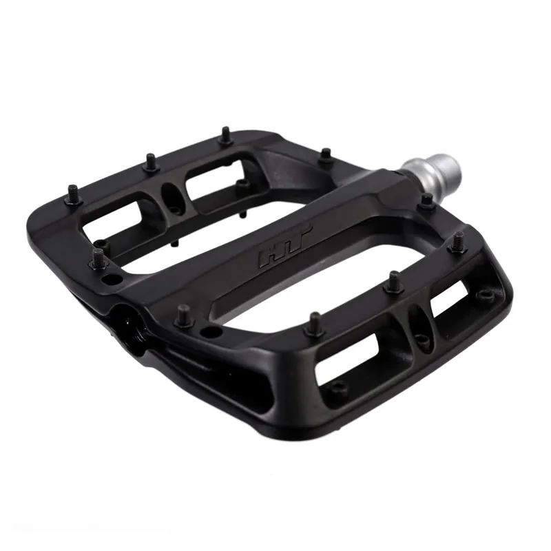 HT Components PA-03A Black Flat MTB Pedals-1
