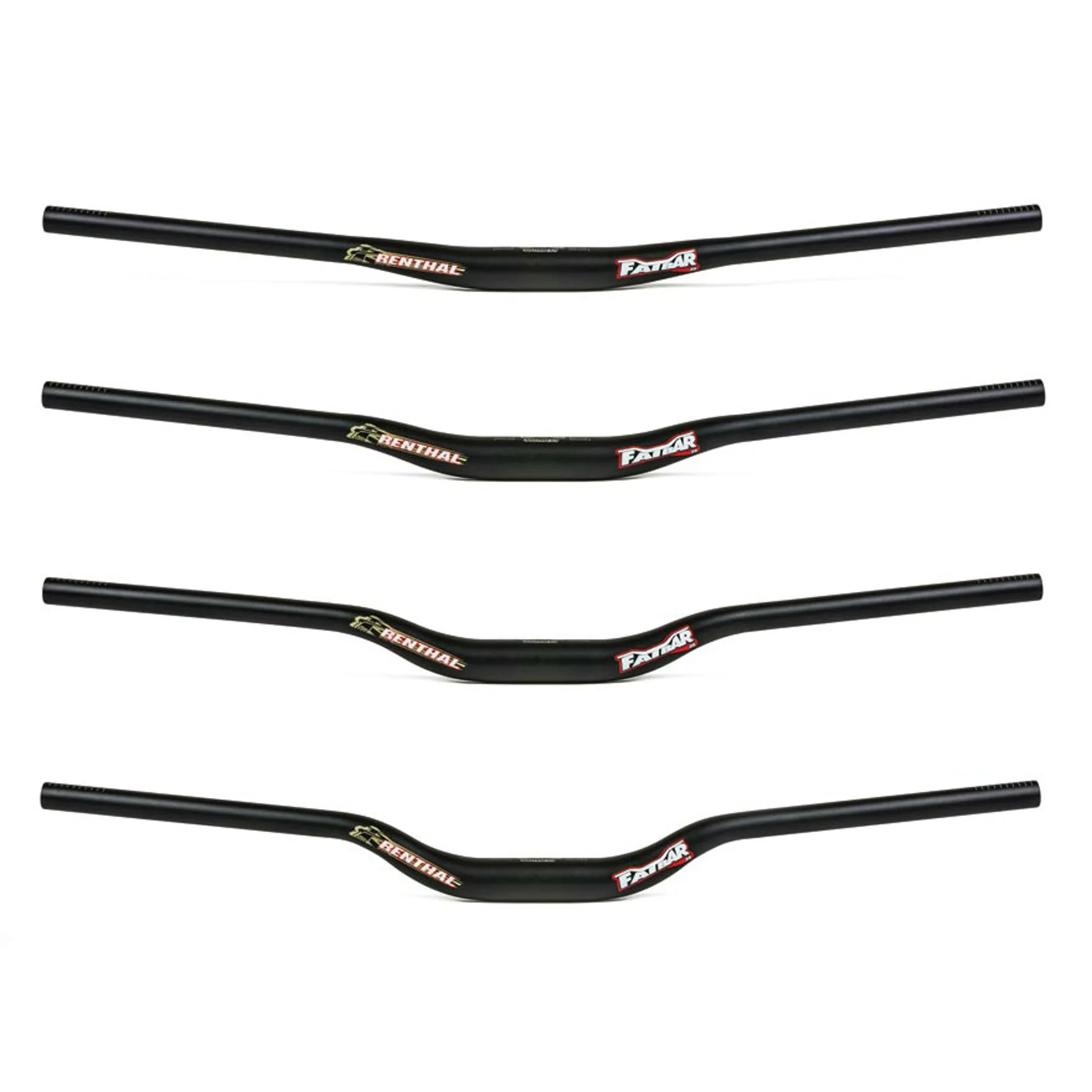 Renthal Fatbar 35 800mm Black MTB Handlebars - Main Image
