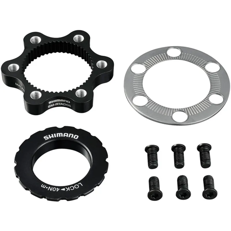Shimano RTAD05 6-bolt Rotor to Centre-Lock Hub Disc Adapter