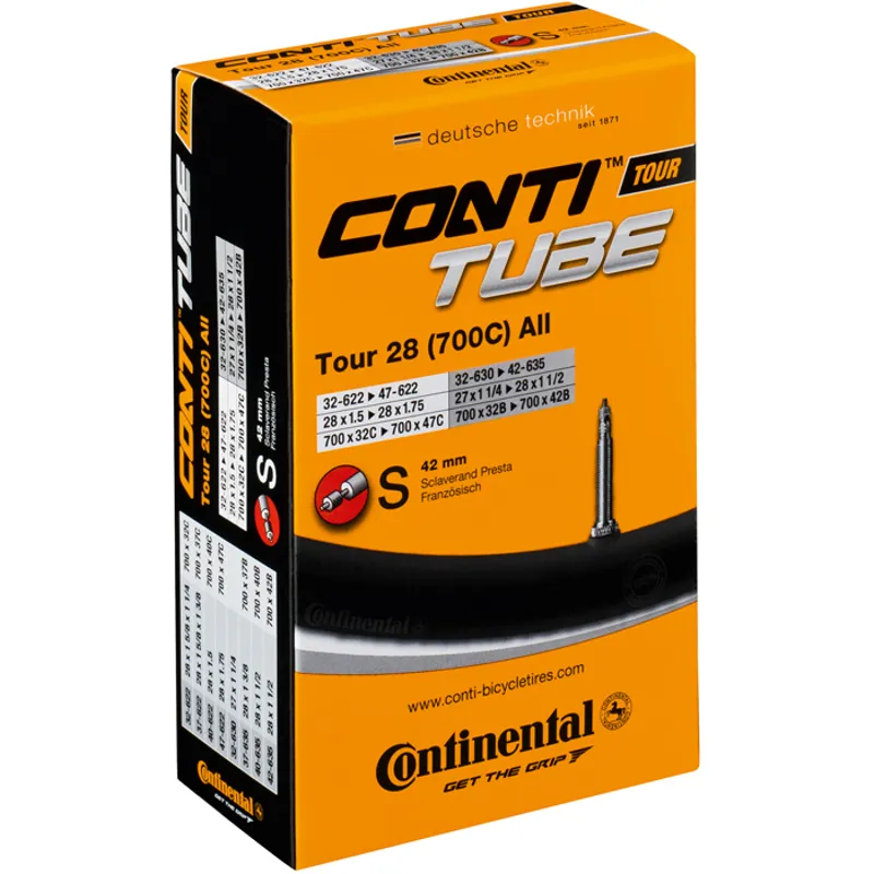 Continental Tour 28 700x32-47c 60mm Presta Inner Tube