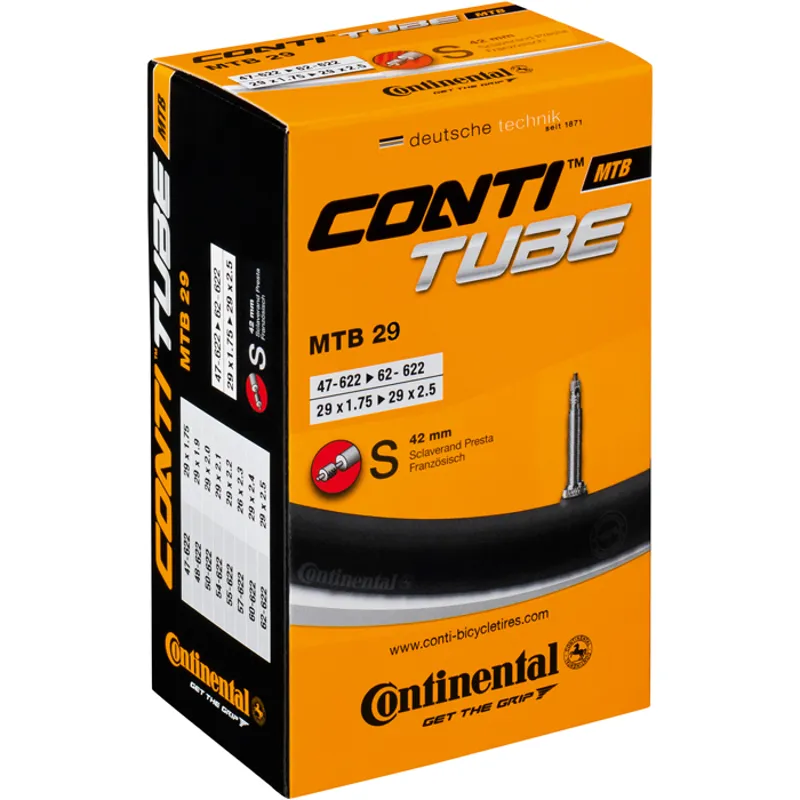 Continental MTB 29 x 1.75-2.5 inch 42mm Presta Inner Tube